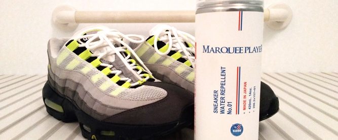 【梅雨には防水スプレーを】MARQUEE PLAYER (マーキープレイヤー) 防水スプレー 「SNEAKER WATER REPELLENT No.01 420ml」