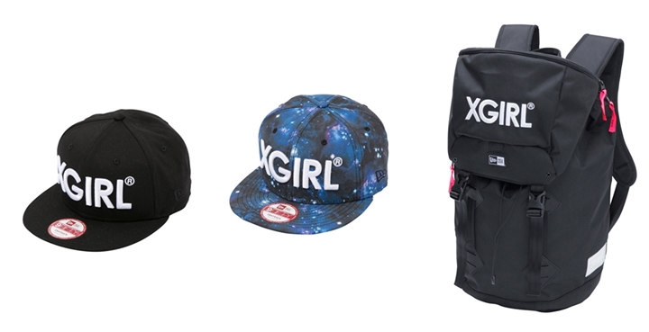 エックスガール (X-girl)× ニューエラ (New Era)とのコラボ、宇宙柄の9FIFTYとリュックサックが発売！