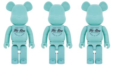 ベアブリック (BE@RBRICK) × ファイヤーキング (Fire-King)のコラボ、なんと大きさ約700mm の1000%（JADE-ITE）！