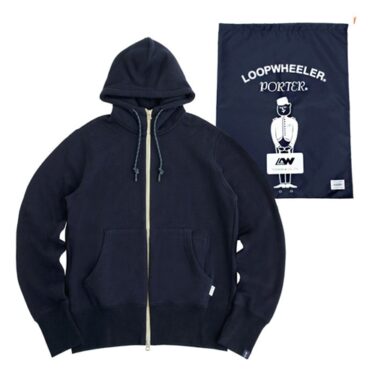 ポーター (PORTER) × ループウィラー (LOOPWHEELER)のコラボパーカーが発売!