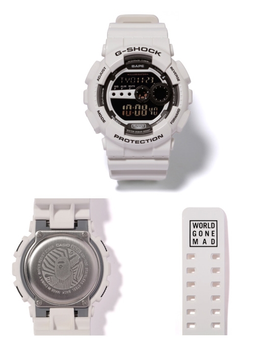 エイプ (A BATHING APE) × ジーショック (G-SHOCK)、GD-100 2 TONEを発売！