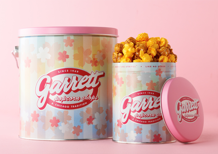 3/1から日本限定！ギャレット ポップコーン ショップスから、2015年サクラ缶が発売！ (Garrett Popcorn 2015 SAKURA)