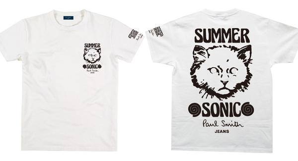 今年も！サマソニ (SUMMER SONIC 2015) × ポール・スミス (Paul Smith)、コラボTシャツがチケット先行予約特典で貰える！