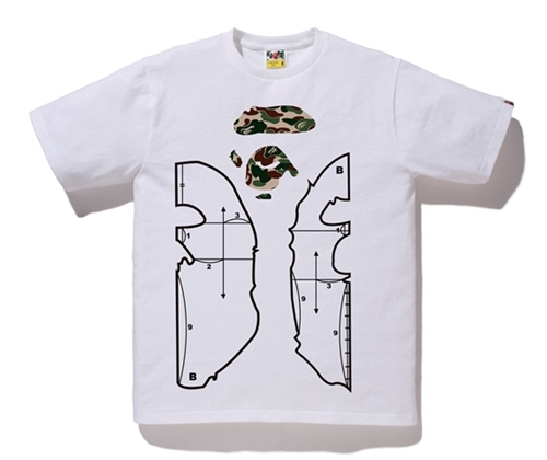 エイプ (A BATHING APE) × 文化服装学院とのコラボTシャツが発売！3/22から！