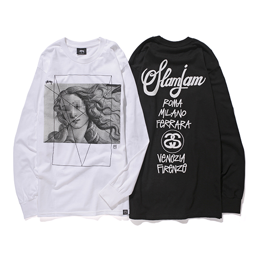 名画「ヴィーナスの誕生」をサンプリング！ステューシー (STUSSY) × スラムジャム (SLAM JAM) リミテッドが3/27発売！