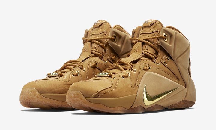 4/4発売！ナイキ レブロン 12 ウェート (NIKE LEBRON XII EXT QS WHEAT) [744287-700]