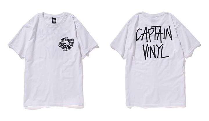 4/4,4/5限定！ステューシー (STUSSY) × CAPTAIN VINYLとの限定カラーTEEが発売！