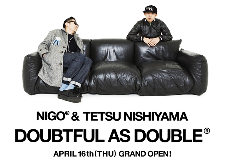 由来は2ドル札！NIGO × WTAPS西山徹がタッグ！DOUBTFUL AS DOUBLE(R)が今日4/16からスタート！