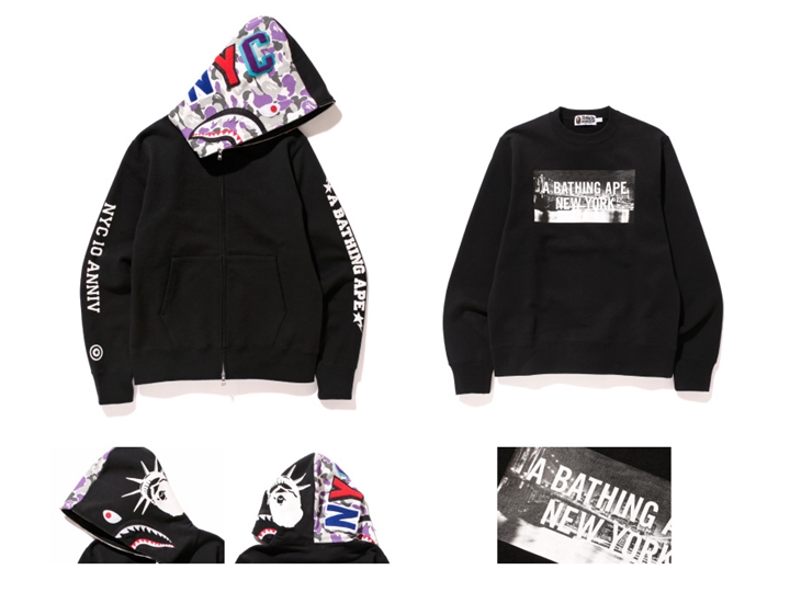 エイプ ニューヨーク (A BATHING APE NEW YORK)が10周年記念アイテム発表！「10」にちなんでブランドと縁の深い10アーティストとのコラボレーションアイテムも同時発売！