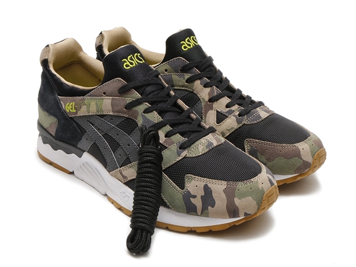 オンライン4/25から！アトモス × アシックスタイガー ゲルライト 5 ウッドランドカモ (ATMOS × ASICS Tiger GEL-LYTE V WOODLAND CAMO)