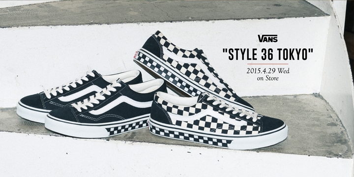 スニーカーショップ「BILLY’S ENT 原宿」オープン記念！「バンズ (VANS) V36OG “STYLE 36 TOKYO”」が4/29から発売！