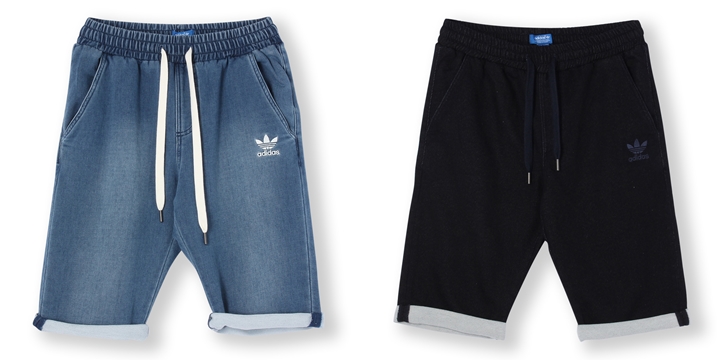 アディダス オリジナルスから、スリムフィットな「スウェットデニムハーフパンツ」が発売！(adidas Originals DENIM FT SHORT)