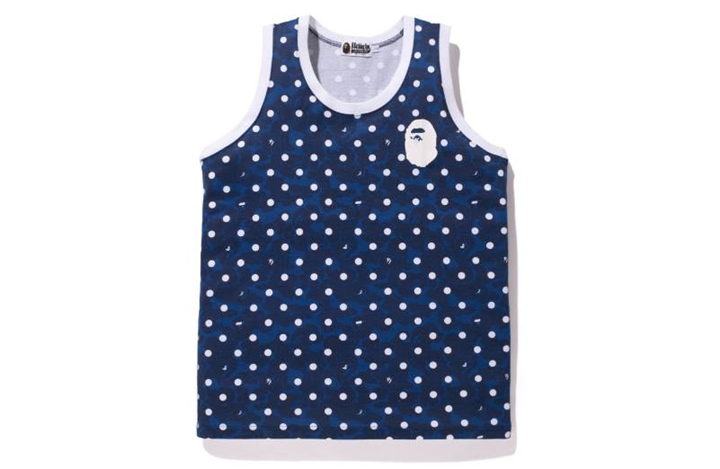 カモフラ+ドットが映える！エイプ (A BATHING APE)からタンクトップが発売！「ABC DOT TANK TOP」