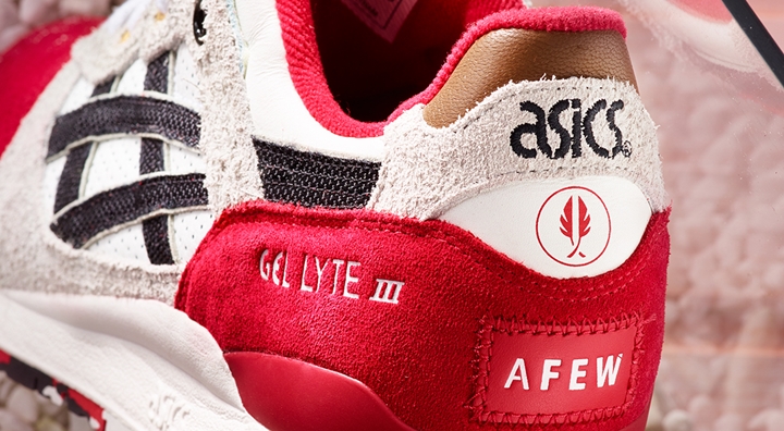 5/30発売！シューレースがわさびと醤油&箸付属？アシックスタイガー × AFEW ゲルライト 3 鯉 (ASICS Tiger GEL-LYTE III KOI) [H51NK0190]