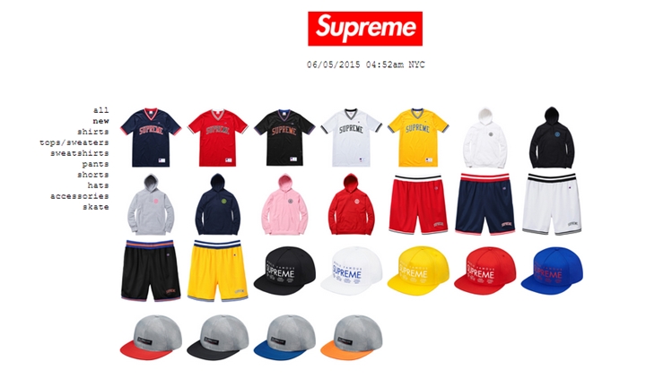 6/6発売！シュプリーム (SUPREME) 2015 SS レギュラーアイテム一覧！