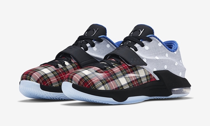 6/12発売！ナイキ KD7 キャンバス チェック & ポルカドット (NIKE KD VII EXT CNVS QS Plaid and Polka Dots) [726439-600]