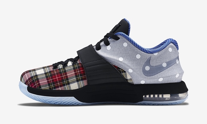 6/12発売！ナイキ KD7 キャンバス チェック & ポルカドット (NIKE KD VII EXT CNVS QS Plaid and Polka Dots) [726439-600]