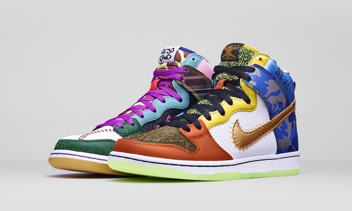 13種類のスニーカーから42の要素を集結させた「WHAT THE DOERNBECHER NIKE DUNK HIGH SB」(ワット ザ ドレーンベッカー ナイキ ダンク ハイ)