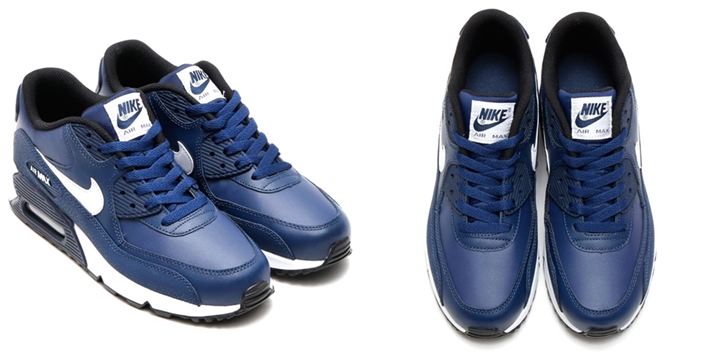 ナイキ エア マックス 90 レザー 2015年 秋モデル (NIKE AIR MAX 90 LTR GS 2015 FALL) [724821-401]