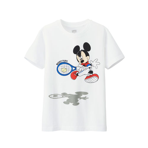 ユニクロ UT × ミッキー × 錦織圭等がコラボ「Mickey Plays」が発売！様々な選手のポーズを再現！ (UNIQLO MICKEY MOUSE)