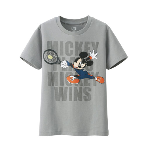 ユニクロ UT × ミッキー × 錦織圭等がコラボ「Mickey Plays」が発売！様々な選手のポーズを再現！ (UNIQLO MICKEY MOUSE)