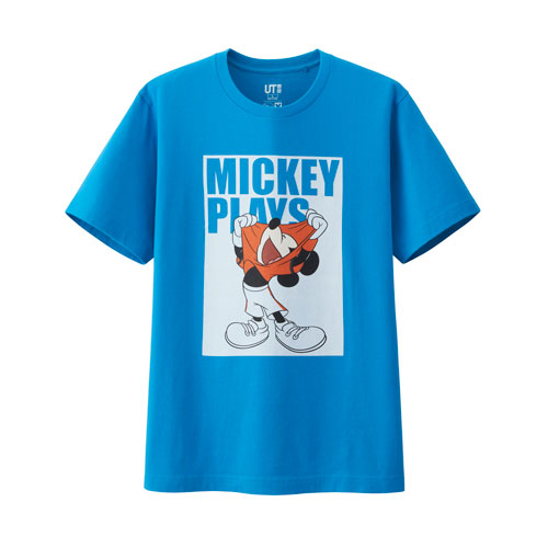 ユニクロ UT × ミッキー × 錦織圭等がコラボ「Mickey Plays」が発売！様々な選手のポーズを再現！ (UNIQLO MICKEY MOUSE)