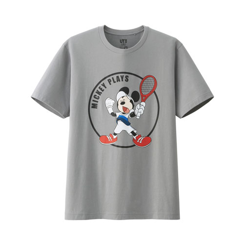 ユニクロ UT × ミッキー × 錦織圭等がコラボ「Mickey Plays」が発売！様々な選手のポーズを再現！ (UNIQLO MICKEY MOUSE)