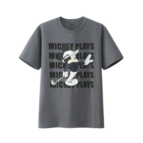 ユニクロ UT × ミッキー × 錦織圭等がコラボ「Mickey Plays」が発売！様々な選手のポーズを再現！ (UNIQLO MICKEY MOUSE)