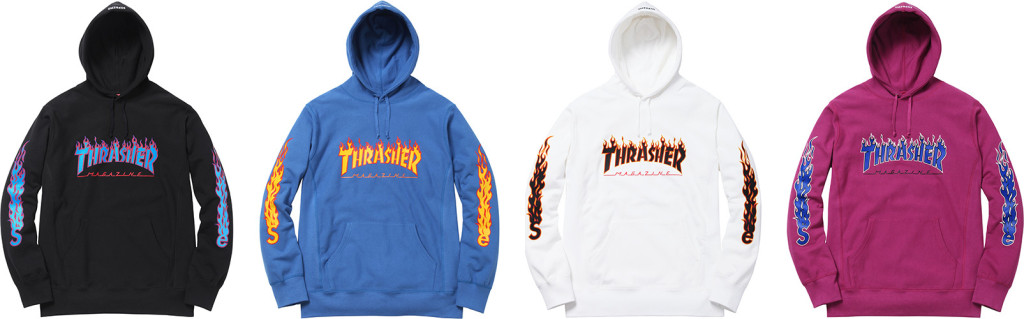 [速報]6/27から、シュプリーム (SUPREME) × スラッシャー (Thrasher)とのコラボアイテムが発売！