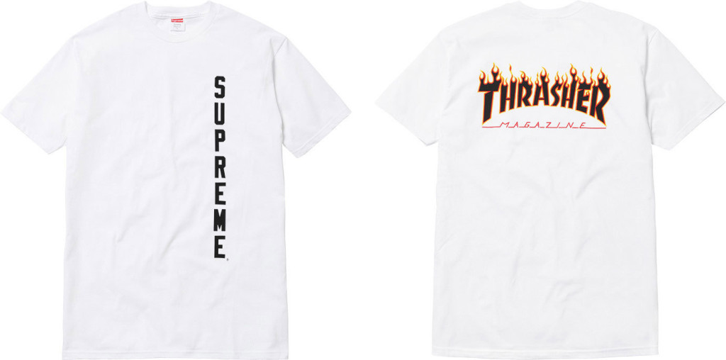 [速報]6/27から、シュプリーム (SUPREME) × スラッシャー (Thrasher)とのコラボアイテムが発売！