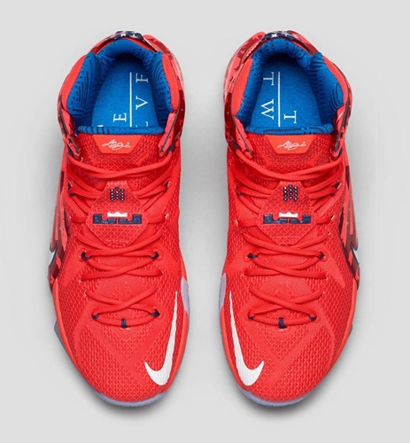 6/27発売！ナイキ レブロン 12 USA インディペンデンス デイ (NIKE LEBRON XII USA INDEPENDENCE DAY) [684593-616]