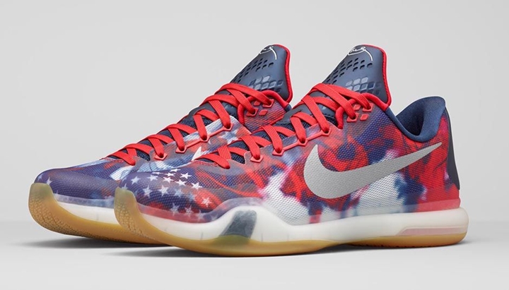 6/27発売！ナイキ コービー 10 USA インディペンデンス デイ (NIKE KOBE X USA INDEPENDENCE DAY) [705317-604]