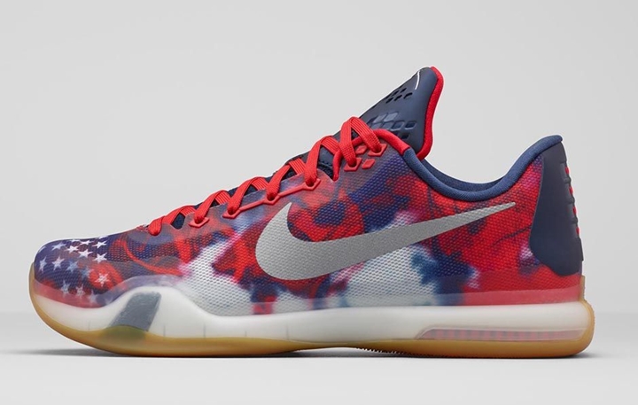 6/27発売！ナイキ コービー 10 USA インディペンデンス デイ (NIKE KOBE X USA INDEPENDENCE DAY) [705317-604]