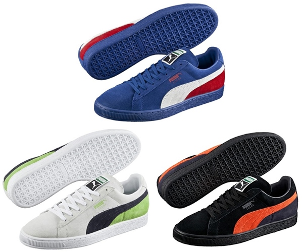 プーマ定番のスウェードがプーマ アーカイブからクラシック+ BLOCKED 2015年 秋冬モデル として3色リリース！ (PUMA Archive SUEDE CLASSIC + BLOCKED 2015 FALL/WINTER)