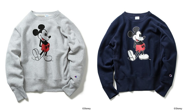 ミッキー × ビームス × チャンピオンが再来！別注「クルーネックスウェット」が発売！ (MICKEY MOUSE BEAMS Champion)