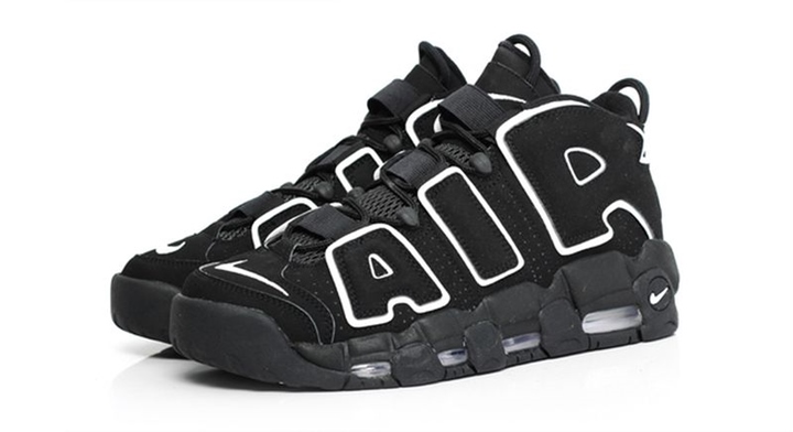 【2016年復刻】ナイキ エア モア アップテンポ ブラック/ホワイト (NIKE AIR MORE UPTEMPO BLACK/WHITE)