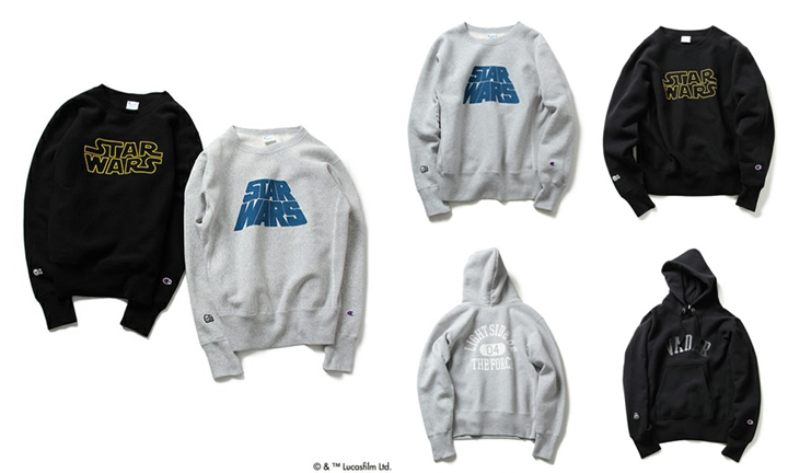 STAR WARS × CHAMPION × BEAMSのトリプルコラボスウェットが予約開始！ (スターウォーズ チャンピオン ビームス)