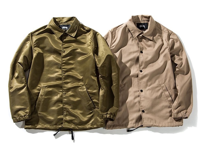 カリフォルニア製のステューシー (STUSSY) 2015 FALL アイテム「コーチジャケット (COACHES JACKET)」が登場！