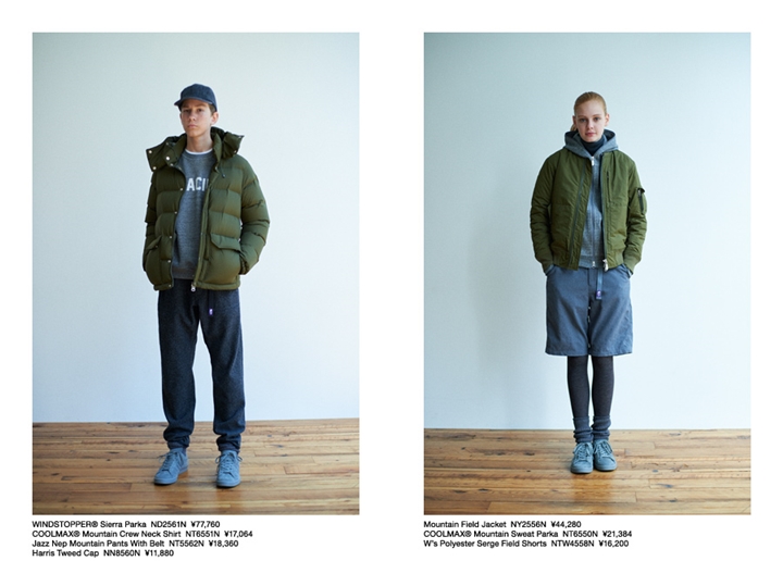 ザ・ノースフェイス パープル レーベル 2015年 秋冬ルックブックが発表！ (THE NORTH FACE PURPLE LABEL 2015 FALL/WINTER LOOK BOOK)