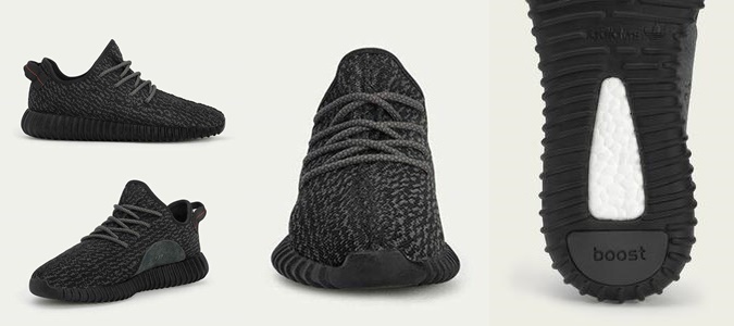 【8/22発売 公式発表】YEEZY 350 BOOST LOW BLACK (アディダス × カニエ ウェスト イージー ブースト adidas Kanye West)