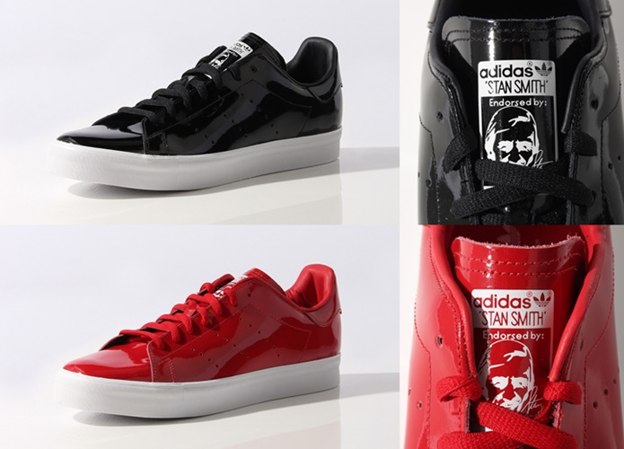 総パテントレザーのアディダス オリジナルス スタンスミス バルカナイズドが発売！ (adidas Originals STANSMITH VULC) [B24541] [B24542]