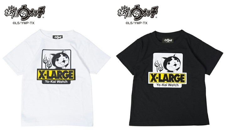 妖怪ウォッチ ジバニャン × X-large KIDSとのコラボTEEが発売！(エクストララージ)