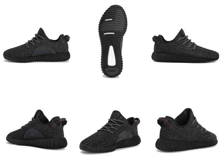 【全世界8/22発売】YEEZY 350 BOOST LOW BLACK (アディダス × カニエ ウェスト イージー ブースト adidas Kanye West) [AQ2659]