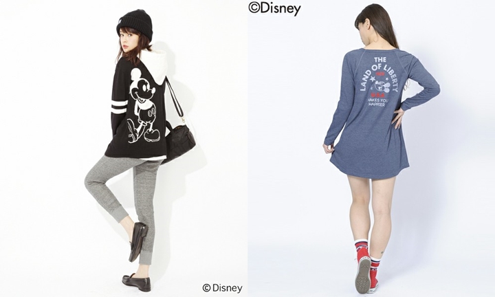 X-girlからDisney Collection アイテムが発売！ (エックスガール ディズニーコレクション)