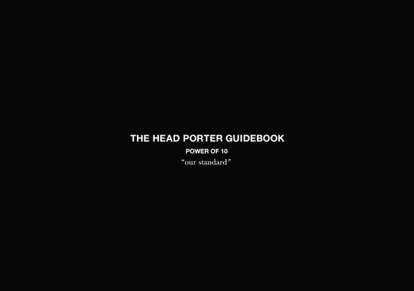 HEAD PORTER の10アイテムを1冊の本にまとめた「THE HEAD PORTER GUIDEBOOK」が本日9/2から配布開始！(ヘッドポーター)