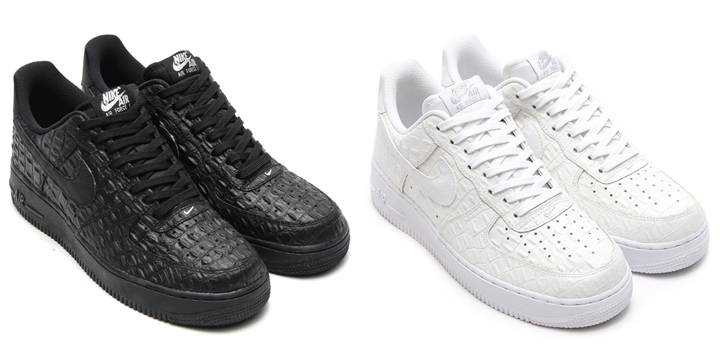 クロコレザーを使用したナイキ エア フォース 1 07 エレベートが9月中旬から発売！(NIKE AIR FORCE 1 07 LV8) [718152-007] [718152-103]