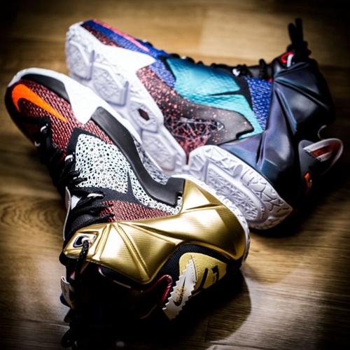 9/26に発売変更！ナイキ レブロン 12 ホワット ザ (NIKE LEBRON XII WHAT THE SE EP) [802193-909]