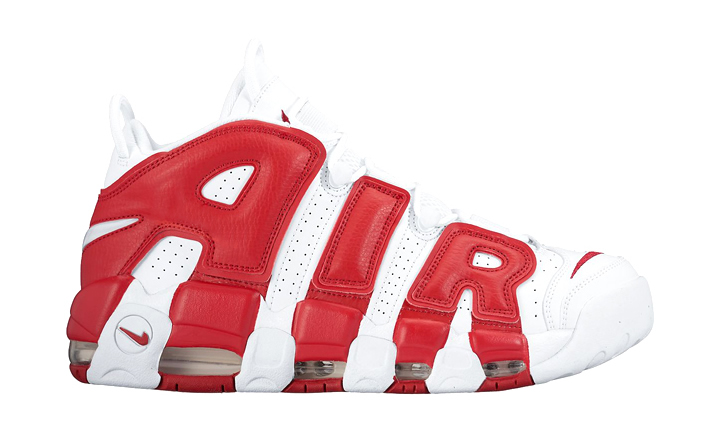 【2016年復刻】ナイキ エア モア アップテンポ ホワイト/レッド (NIKE AIR MORE UPTEMPO WHITE/RED)