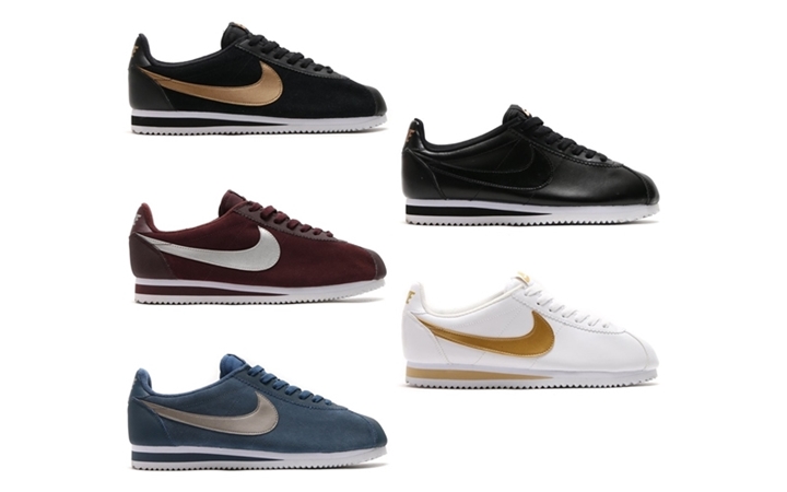 9月中旬発売！ナイキ クラシック コルテッツ レザー 2015年 ホリデーモデル (NIKE CLASSIC CORTEZ LEATHER 2015 HOLIDAY) [749571-091] [749571-201] [749571-401] [807471-009] [807471-171]