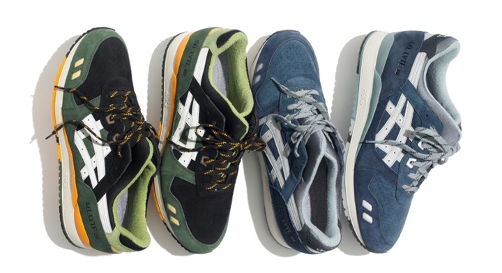 海外9/15発売！ジェイクルー × アシックス ゲルライト 3 エバーグリーン & ブルーリボン (J.CREW ASICS GEL-LYTE III Evergreen & Blue ribbon)